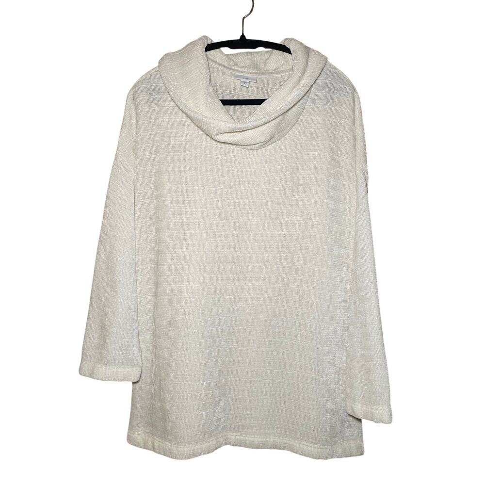 J. Jill - Ivory Cowl Neck Sweater - Women's XL - Extra Soft